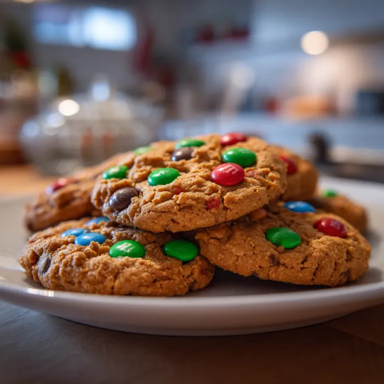 M&M Christmas Cookies