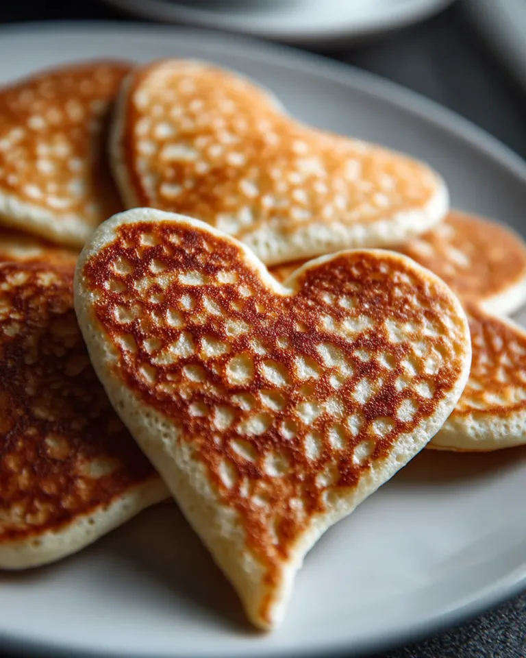 Heart Shaped Pancakes