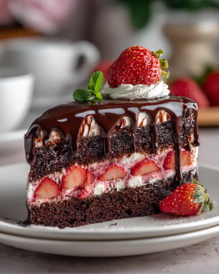 Strawberry Chocolate Cake